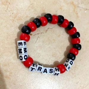 Emo trash Kandi Bracelet